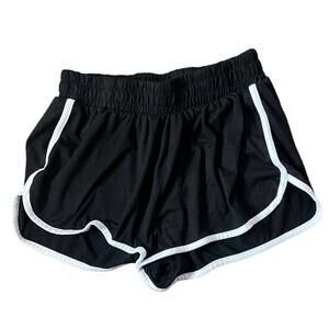 Girl's Athletic Black Shorts